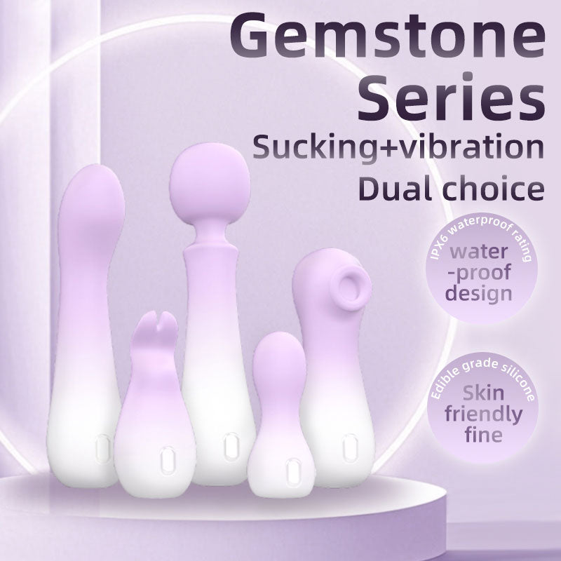 Gemstone Series Vibrators, Bullet / Rabbit / G-Spot / AV Wand / Suction