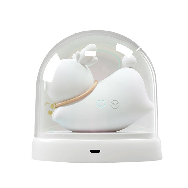 WONDEBLISS Lu Yao deer-shaped suction vibrator white color main product photo