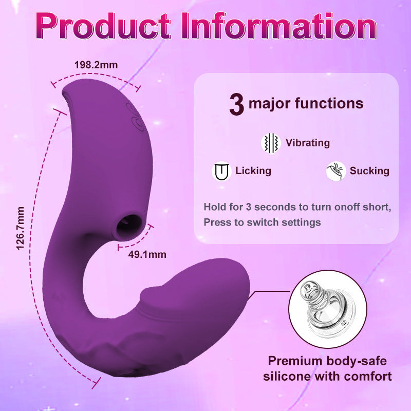Ergonomic Handle Suction Vibrator