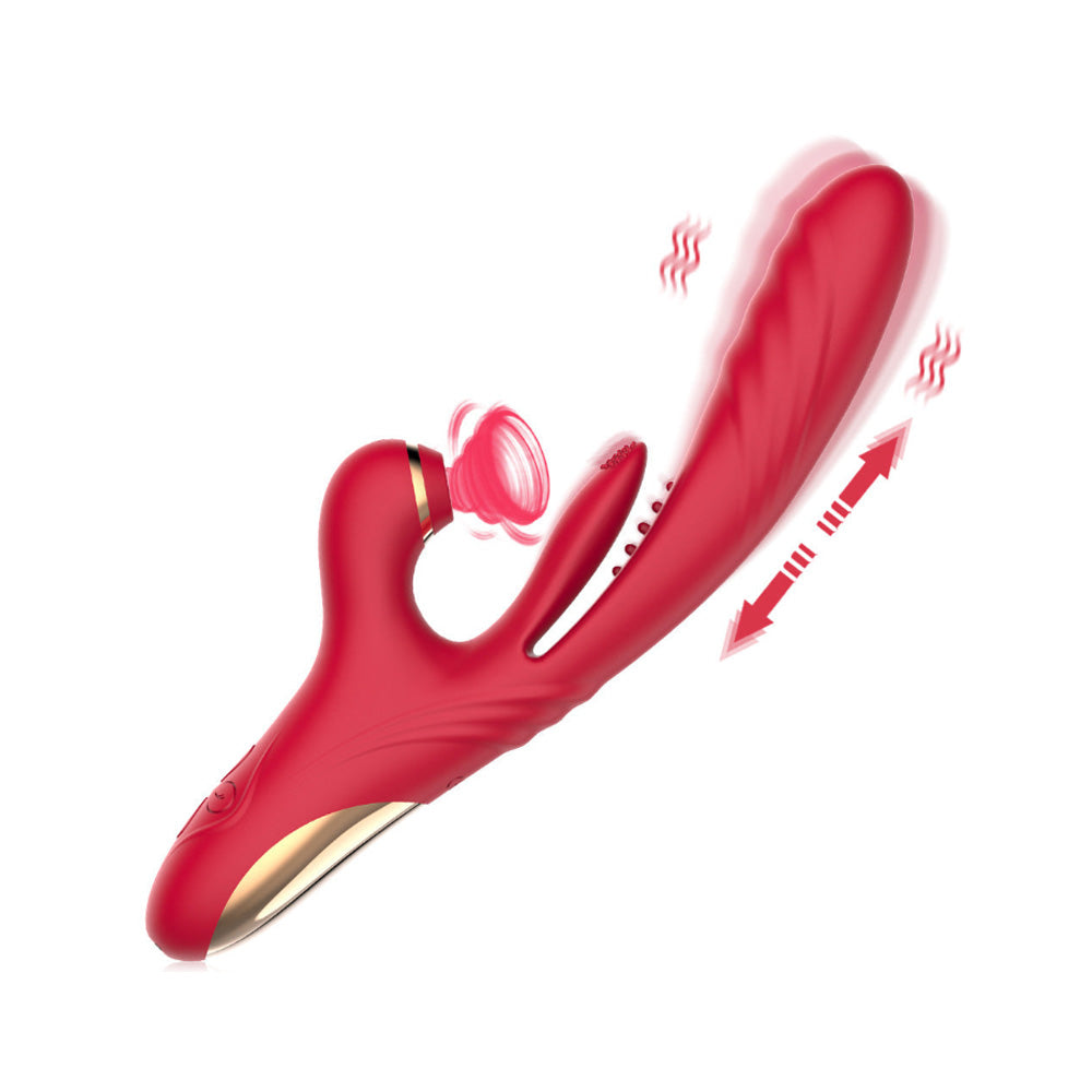 Automatic Sucking Thrusting Vibrator