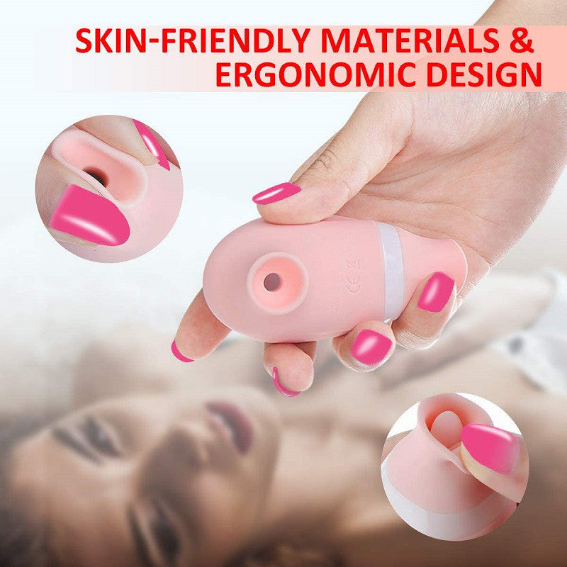 Tongue Licking Suction Vibrating Egg - 3-in-1