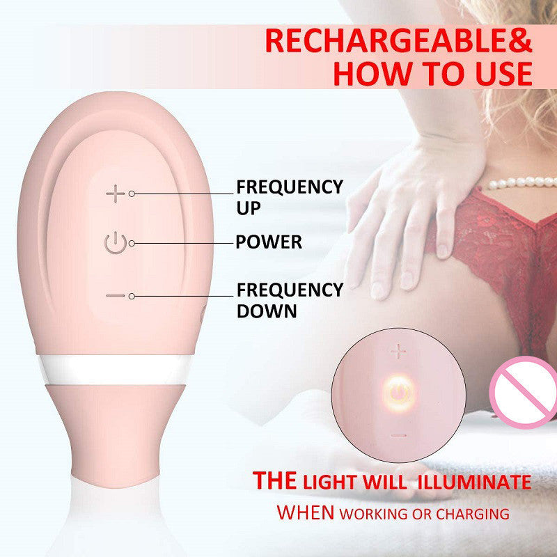 Tongue Licking Suction Vibrating Egg - 3-in-1