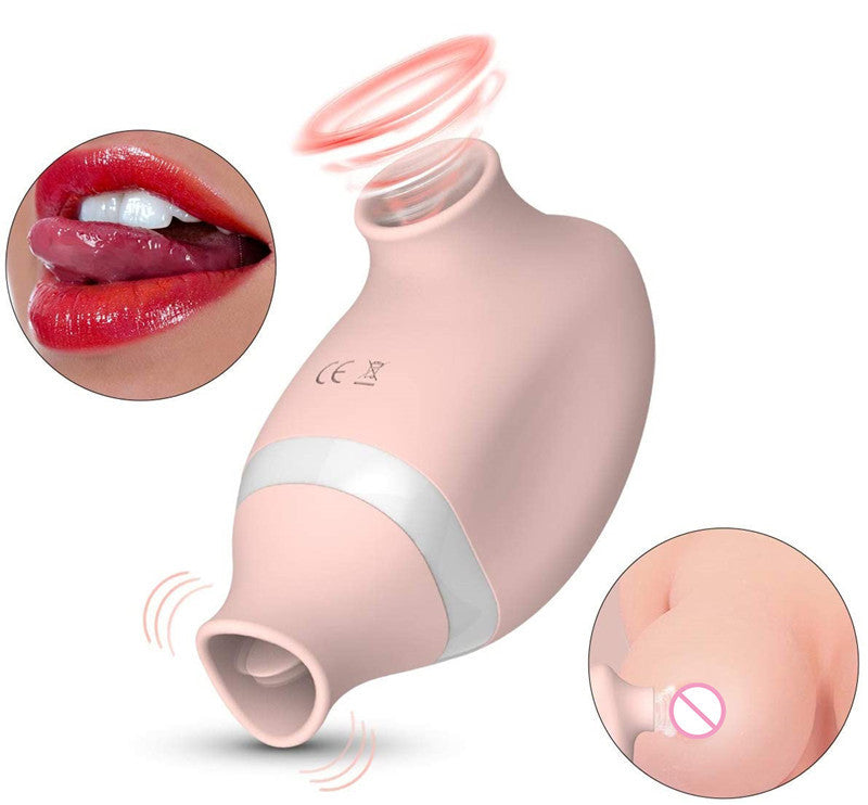 Tongue Licking Suction Vibrating Egg - 3-in-1
