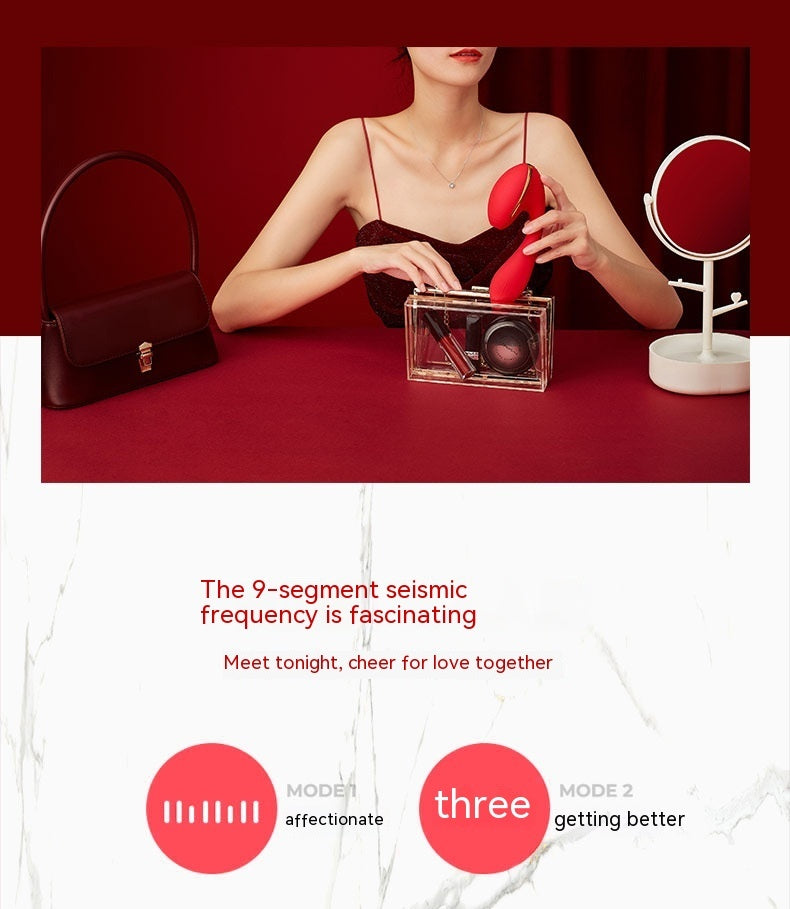 Automatic Heating Sucking Clitoral Multi-frequency Vibrator