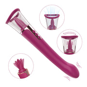 Tongue Licking Vibrator Breast Teasing Massage Device