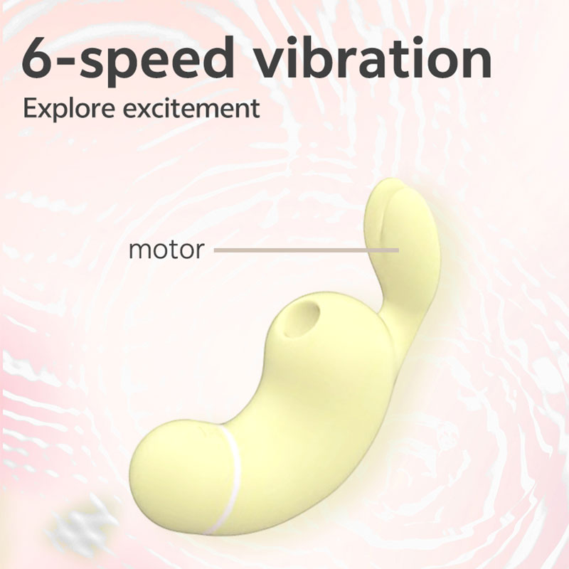 Tiimmy Waterproof Vibrator - 6 Speed Modes, Dual Stimulation, Rechargeable Personal Massager