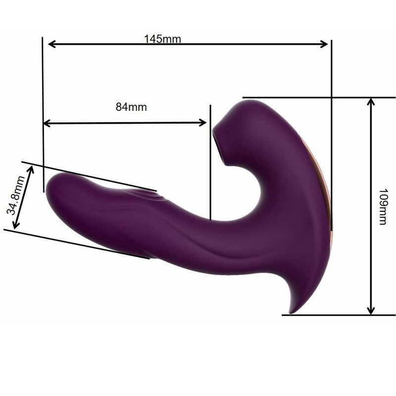 Sucking Multi-frequency Wearable Vibrator