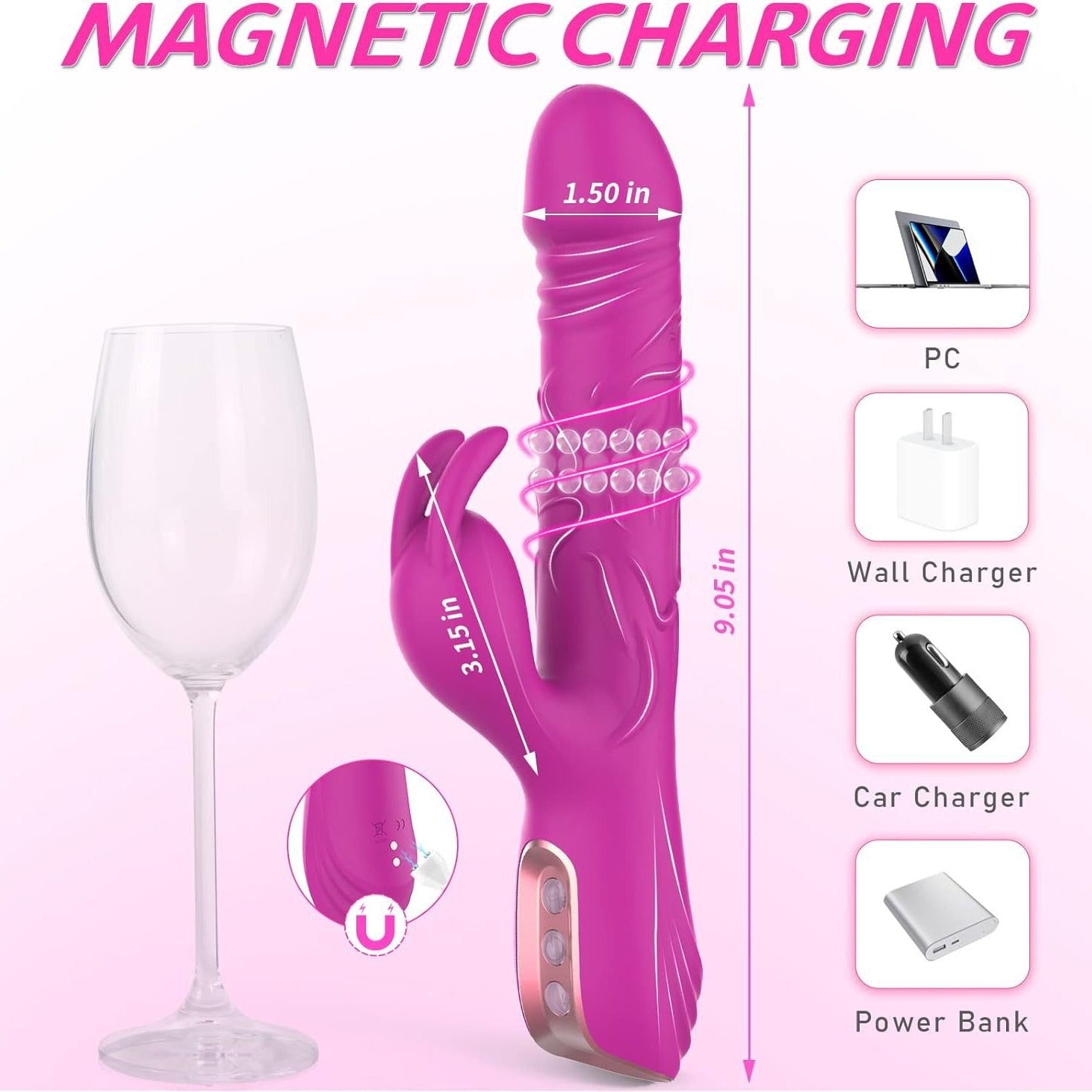 Thrusting Rotating G-Spot Vibrator
