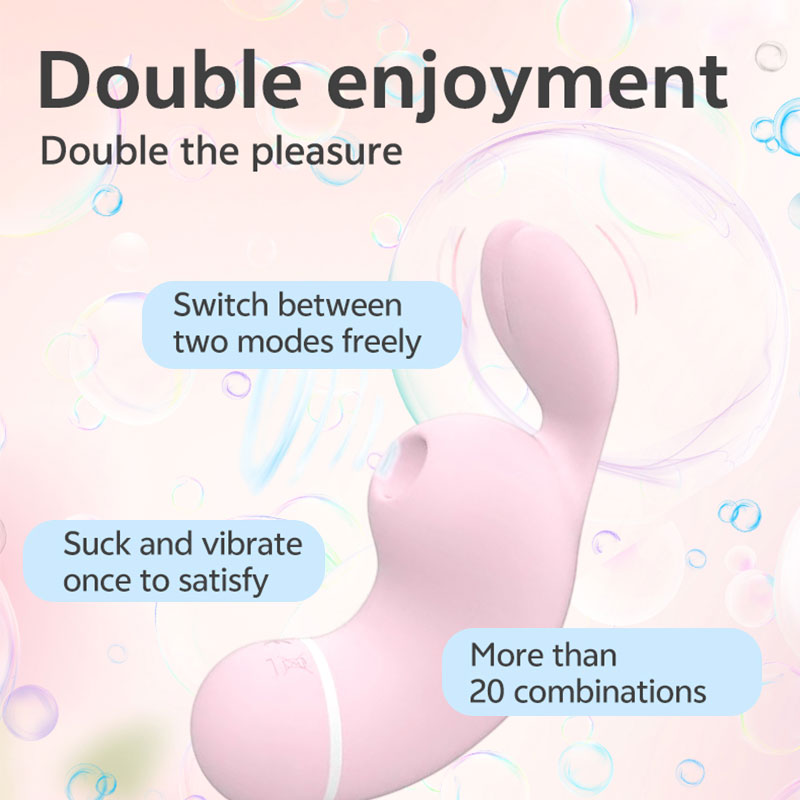 Tiimmy Waterproof Vibrator - 6 Speed Modes, Dual Stimulation, Rechargeable Personal Massager