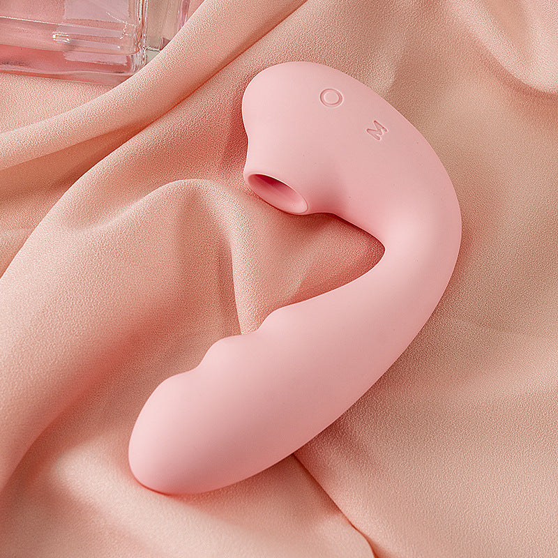 Electric Shock Massage Sucking Heating Vibrator
