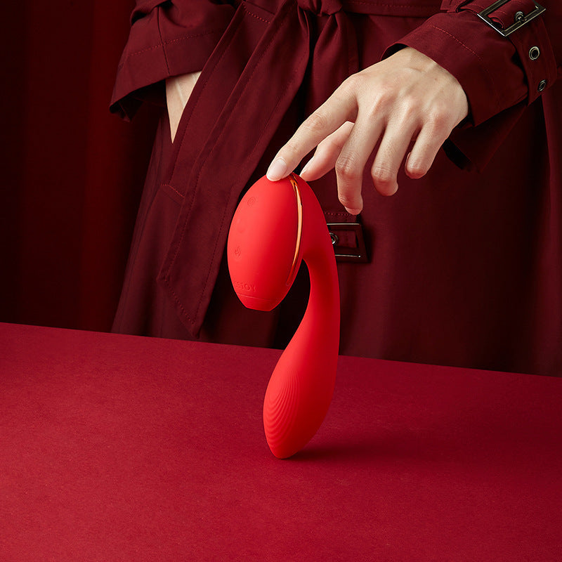 Automatic Heating Sucking Clitoral Multi-frequency Vibrator