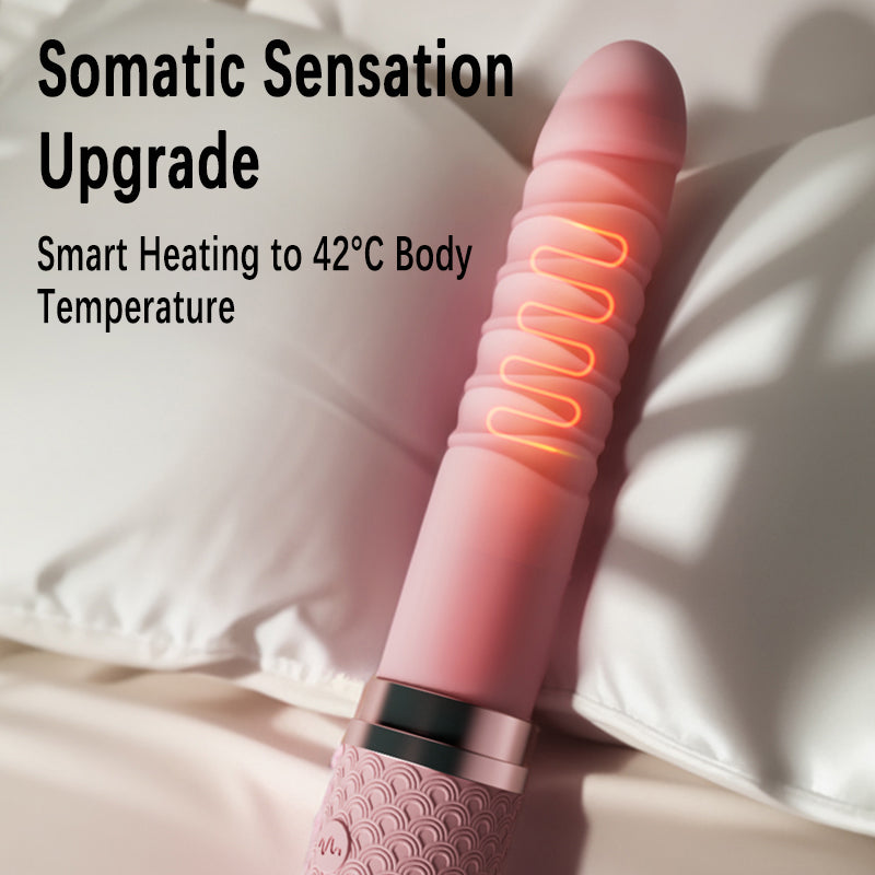 Smart Heating Vibration Thrusting Massager - 10 Frequencies 10 Modes