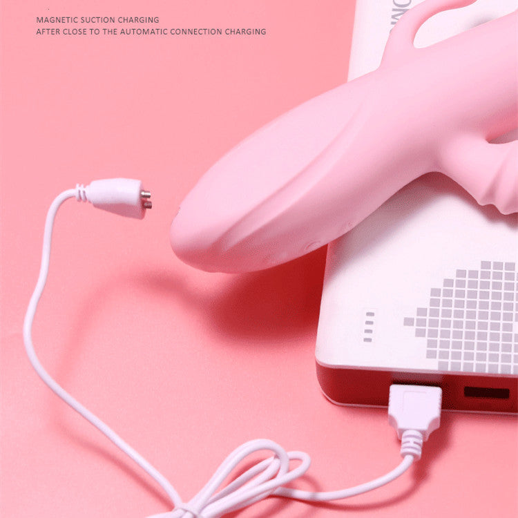 Flower Wave Vibrating Silicone Vibrator