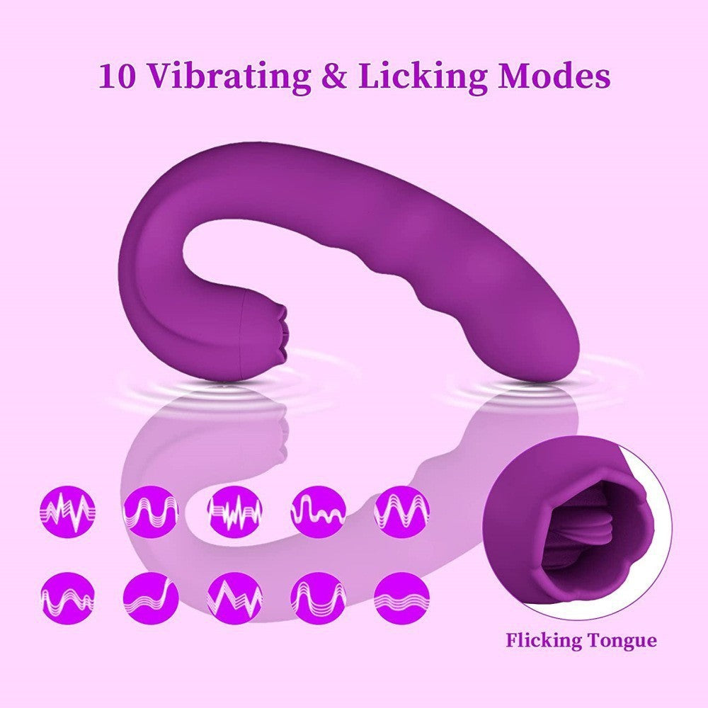 Tongue Licking Vibration Swing Massager