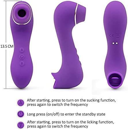 Mini Suction Tongue Licking Massager - Handheld