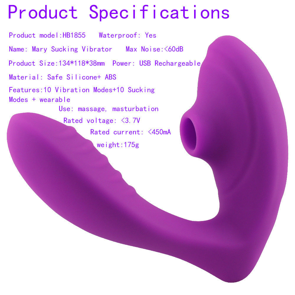 Dual-Head Suction Vibrator