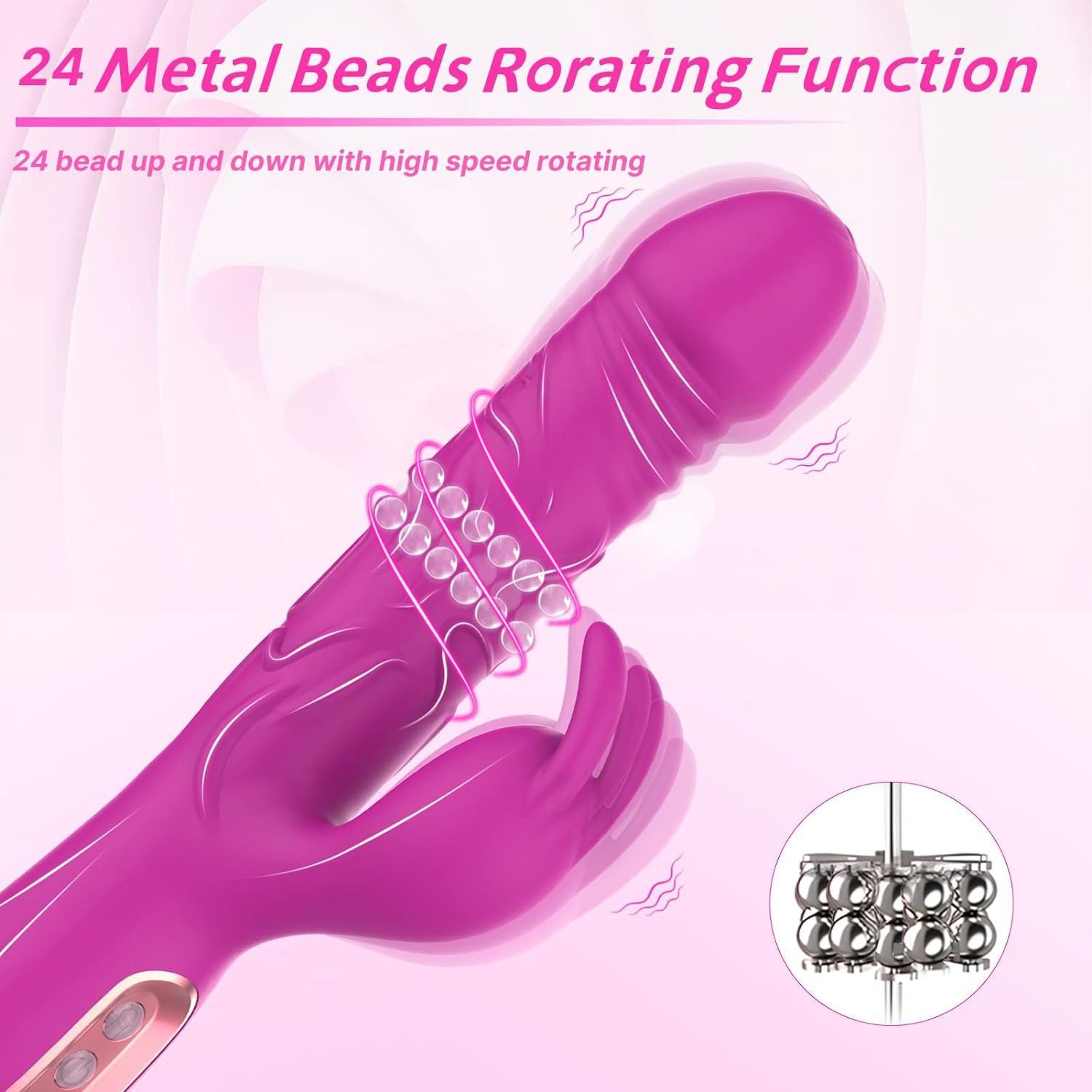 Thrusting Rotating G-Spot Vibrator