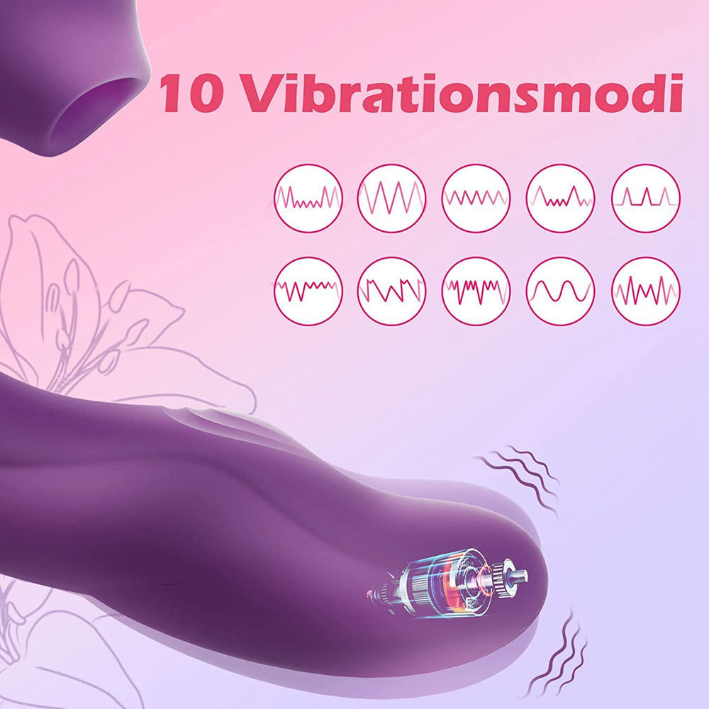 Sucking Multi-frequency Wearable Vibrator