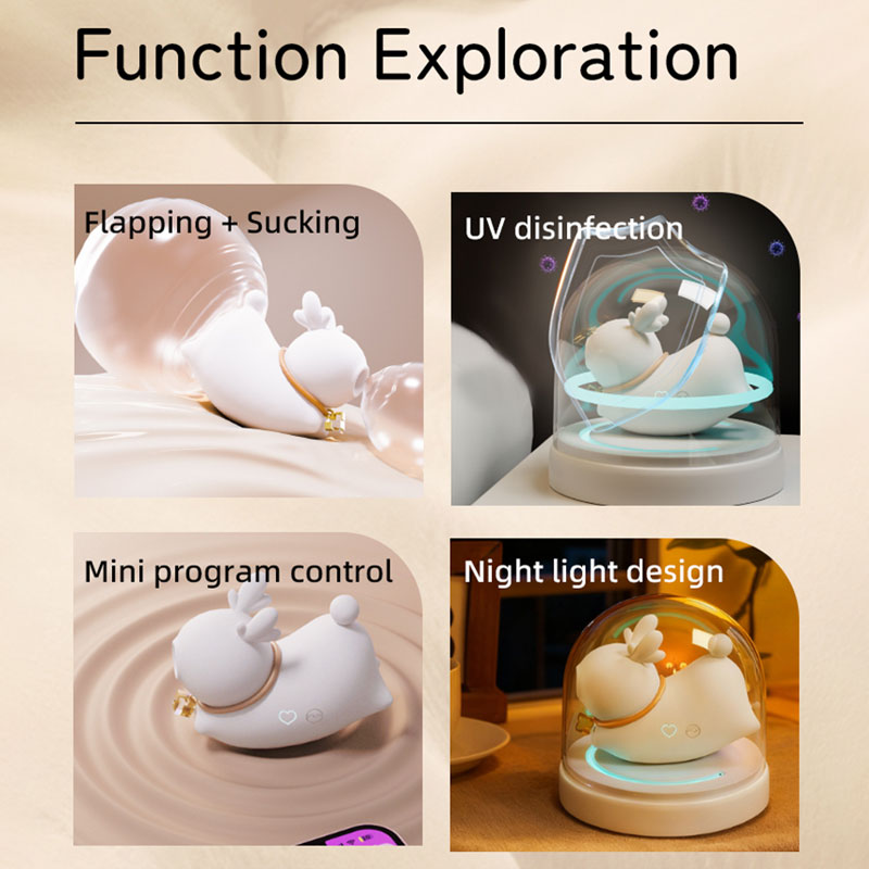 Deer-shaped Suction Vibrator - Multi-functional Adult Massager