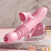 Flower Wave Vibrating Silicone Vibrator