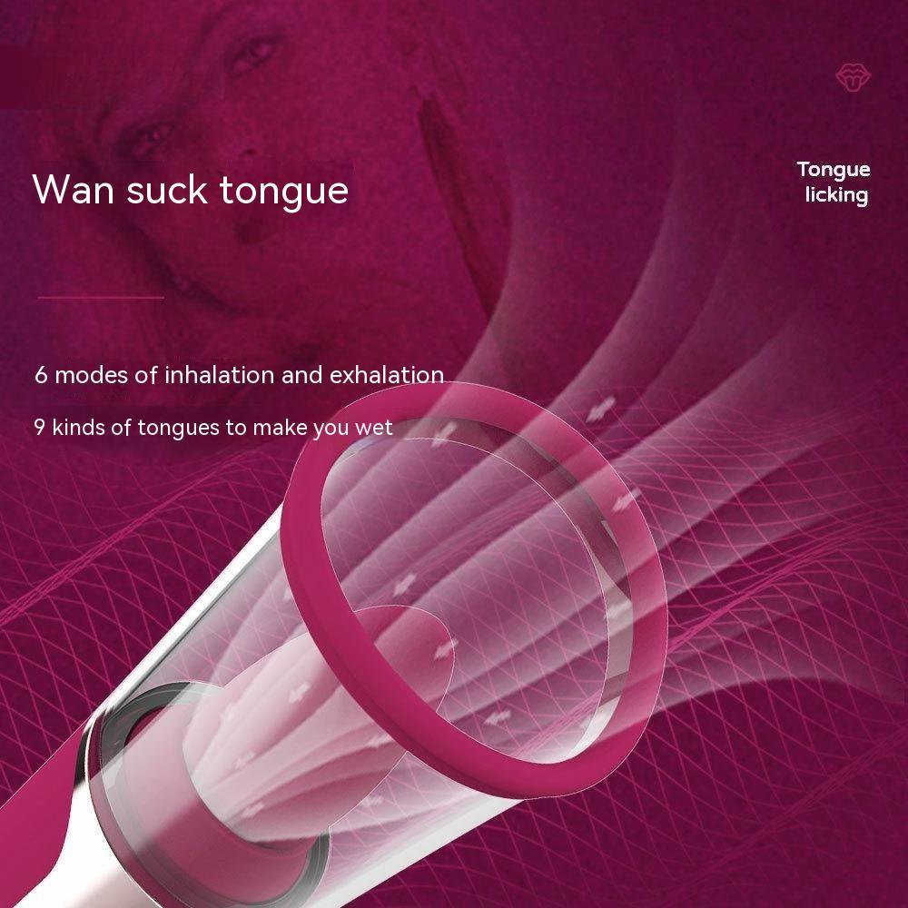 Tongue Licking Vibrator Breast Teasing Massage Device