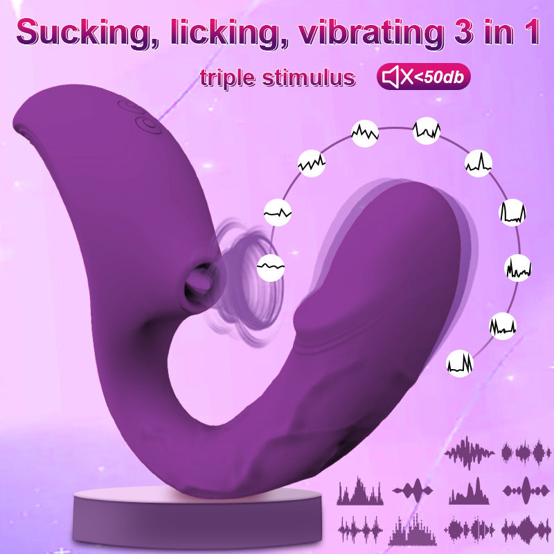 Ergonomic Handle Suction Vibrator