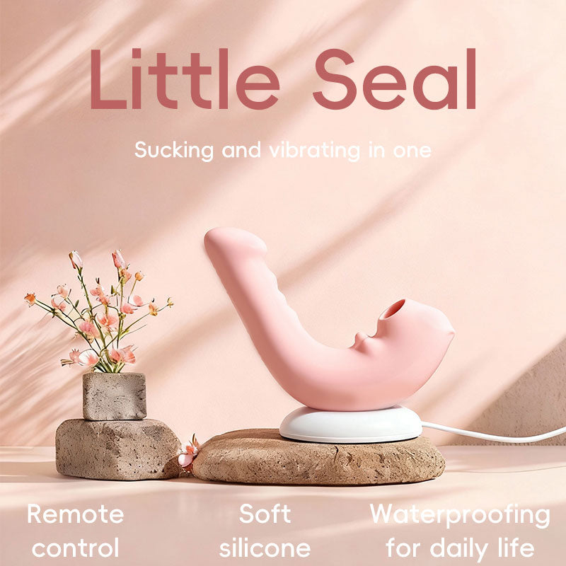 Little Seal remote contro Ten frequencysuction+vibration wondebliss