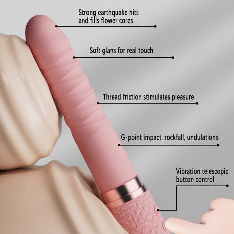 Smart Heating Vibration Thrusting Massager - 10 Frequencies 10 Modes
