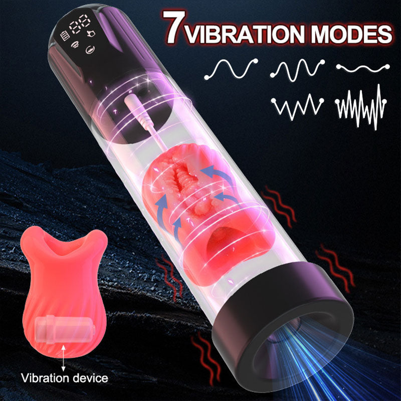 WONDEBLISS 2-in-1 trainer 7 vibration modes chart