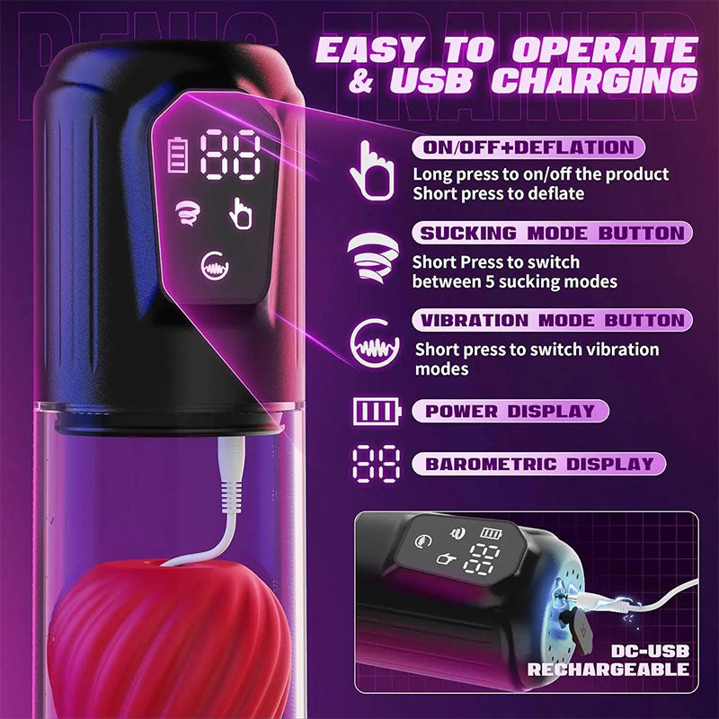 WONDEBLISS 2-in-1 trainer easy button control interface