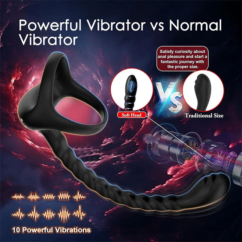 WONDEBLISS 3-in-1 prostate massager comparison with traditional devices