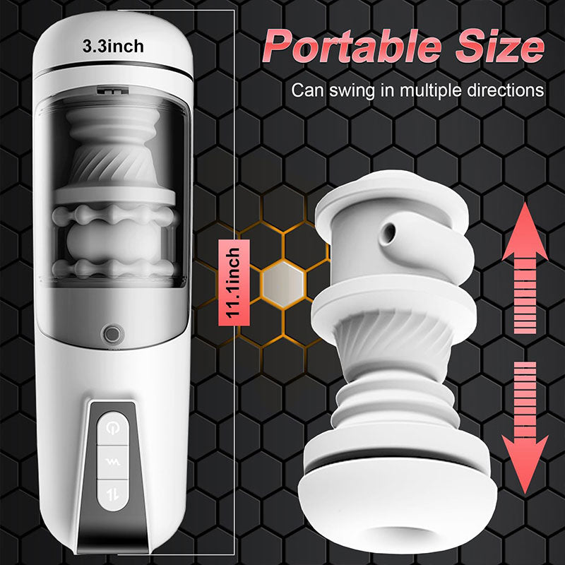 WONDEBLISS Airship masturbator product dimensions and specifications