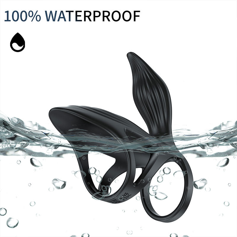 WONDEBLISS Alien vibrating cock ring waterproof splash-proof test