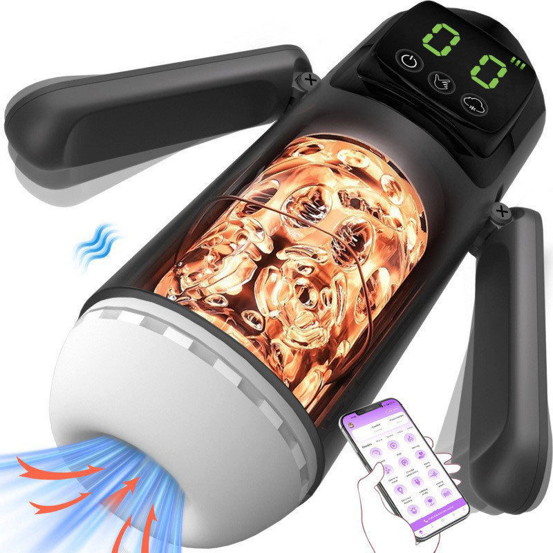 WONDEBLISS 8-in-1 automatic masturbator APP remote control interface