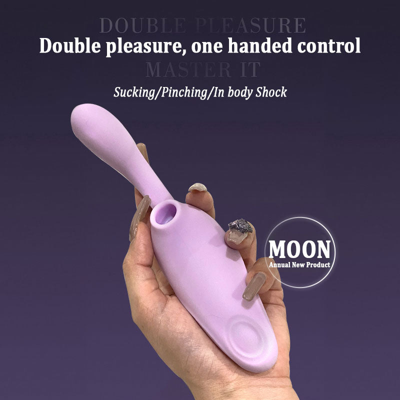 WONDEBLISS Athena vibrator pink color suction tap vibration triple stimulation