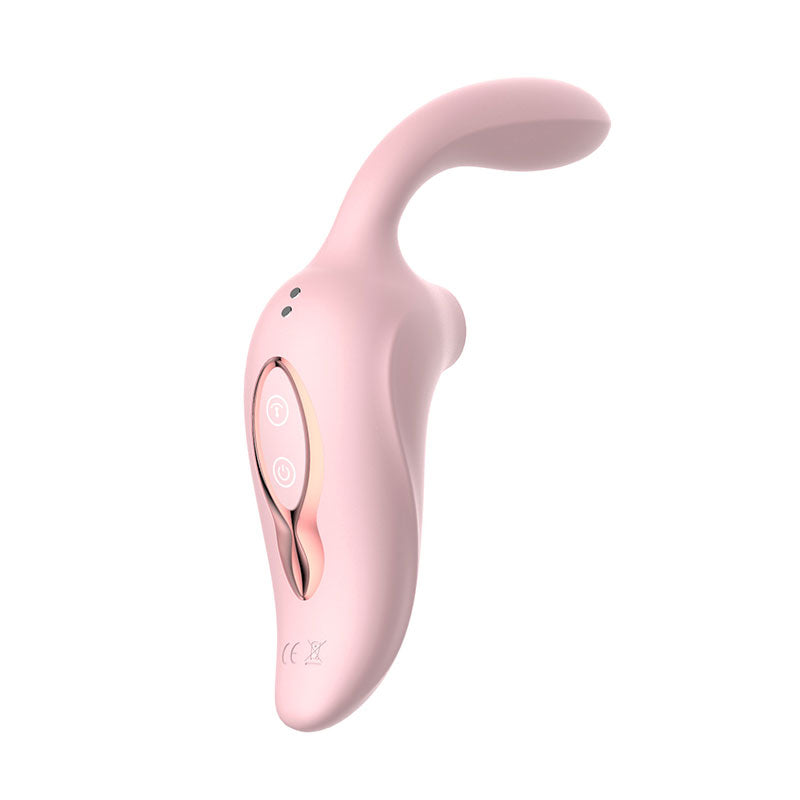 WONDEBLISS Athena vibrator pink color side view