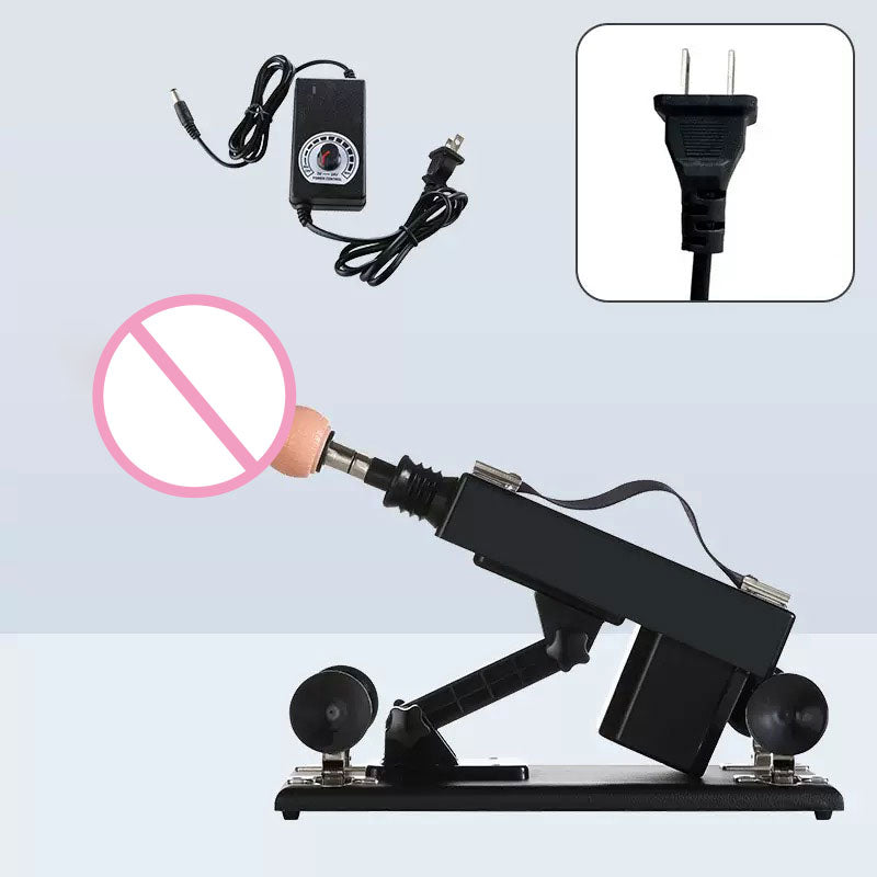 Wondebliss Auto Telescoping Massager Black – Full Kit Display