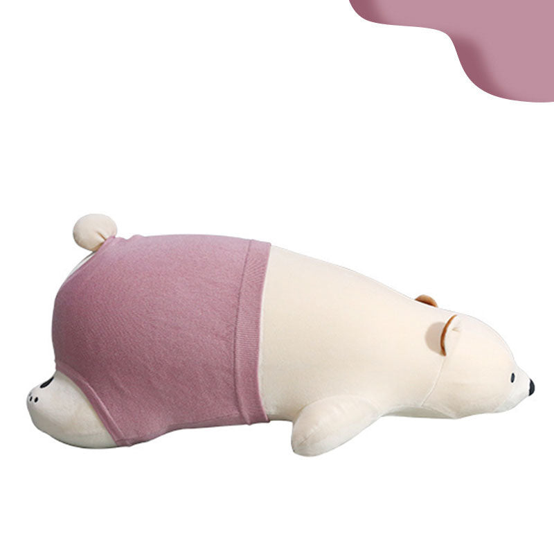 Wondebliss Plush Animal Massager – White Bear Style