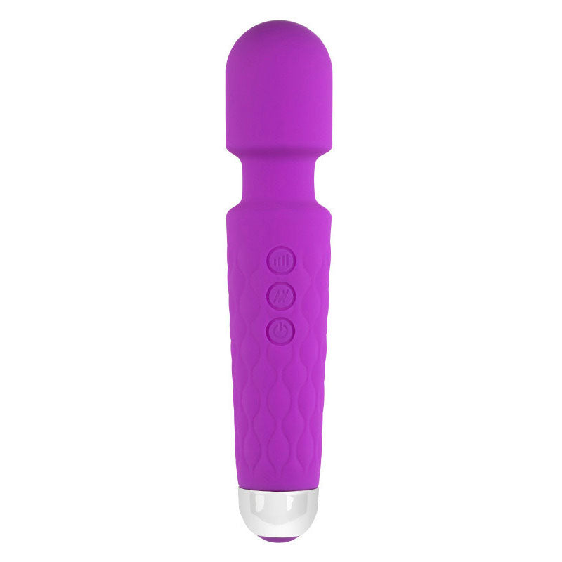 Wondebliss AV Wand Massager Large - Purple - Front View