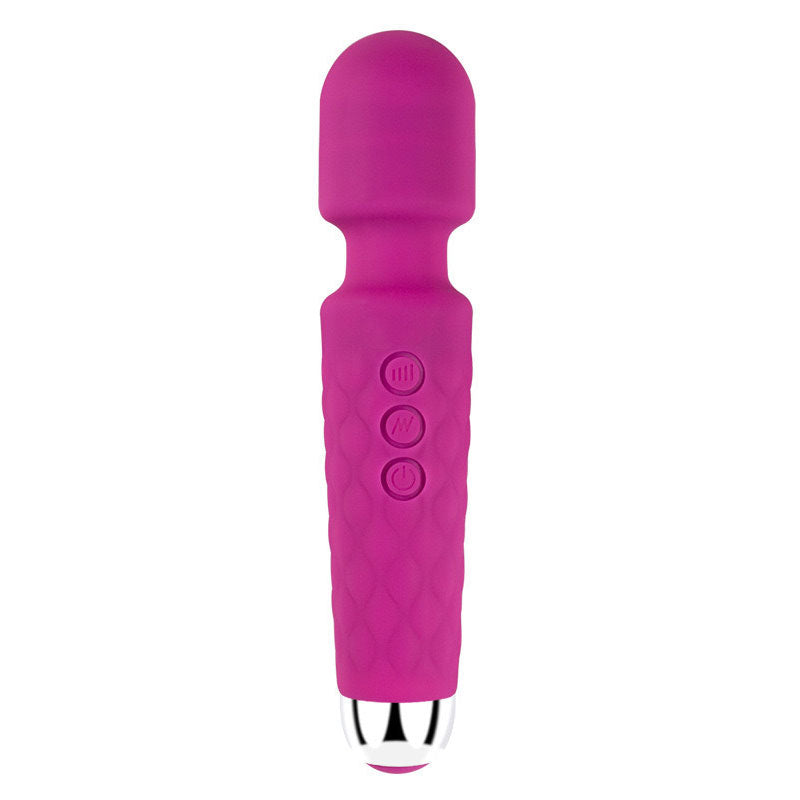 Wondebliss AV Wand Massager Large - Fuchsia - Front View