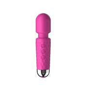 Wondebliss Mini AV Vibrator - Fuchsia - Front View