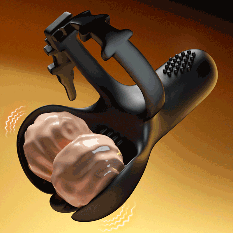 Wondebliss Ball Lock Ring dual pleasure stimulation animation