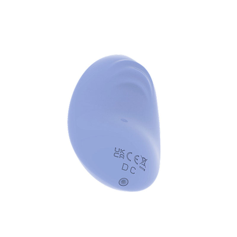 WONDEBLISS Bean Pod wearable vibrator blue color side view