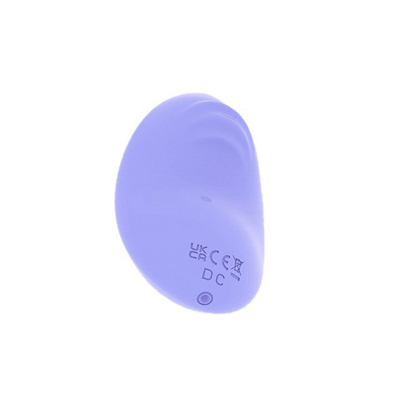 WONDEBLISS Bean Pod wearable vibrator purple color side view
