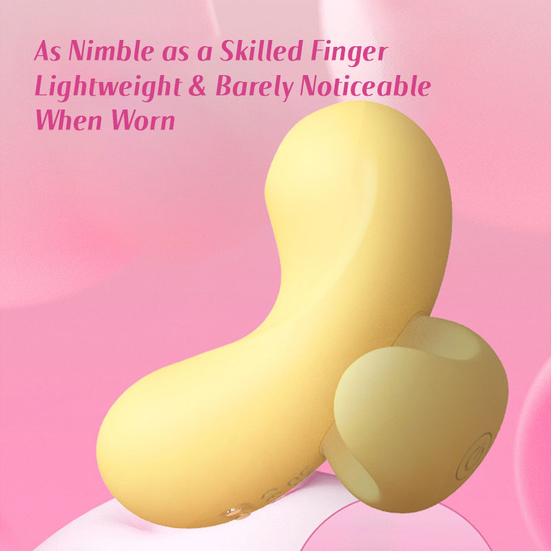 WONDEBLISS Bee wearable ring food-grade silicone surface texture