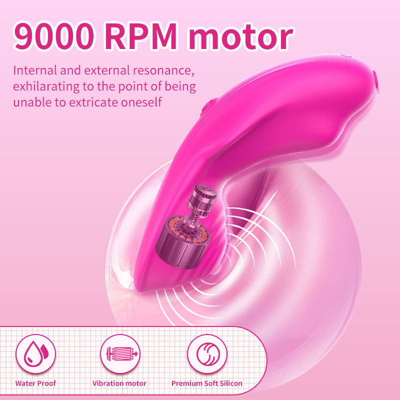 Wondebliss Blissful Flutter Wearable Massager 9000 RPM Motor - Powerful Quiet Performance