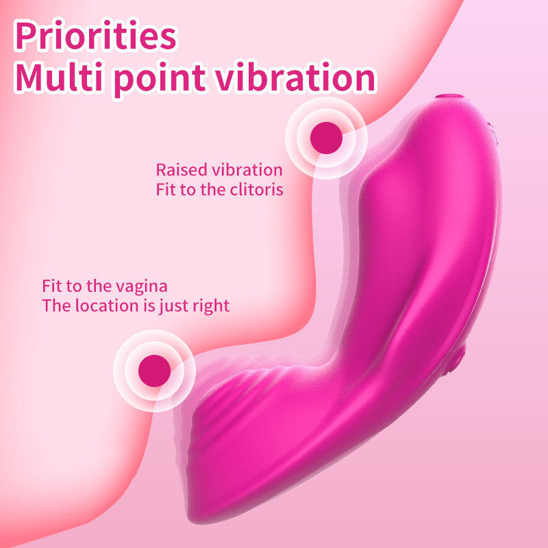 Wondebliss Blissful Flutter Wearable Massager Multi-Point Vibration - Full Coverage Stimulation