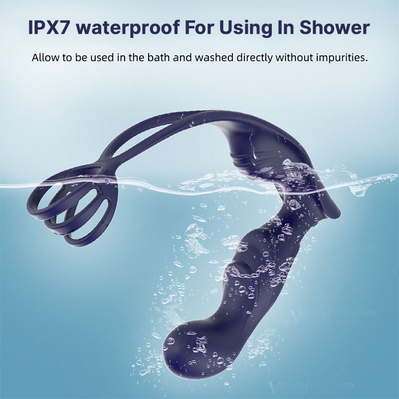 WONDEBLISS Blue Warrior 1.0 prostate massager IPX7 waterproof submersible test