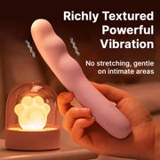 WONDEBLISS BubbleVibe G-spot vibrator food-grade silicone surface texture