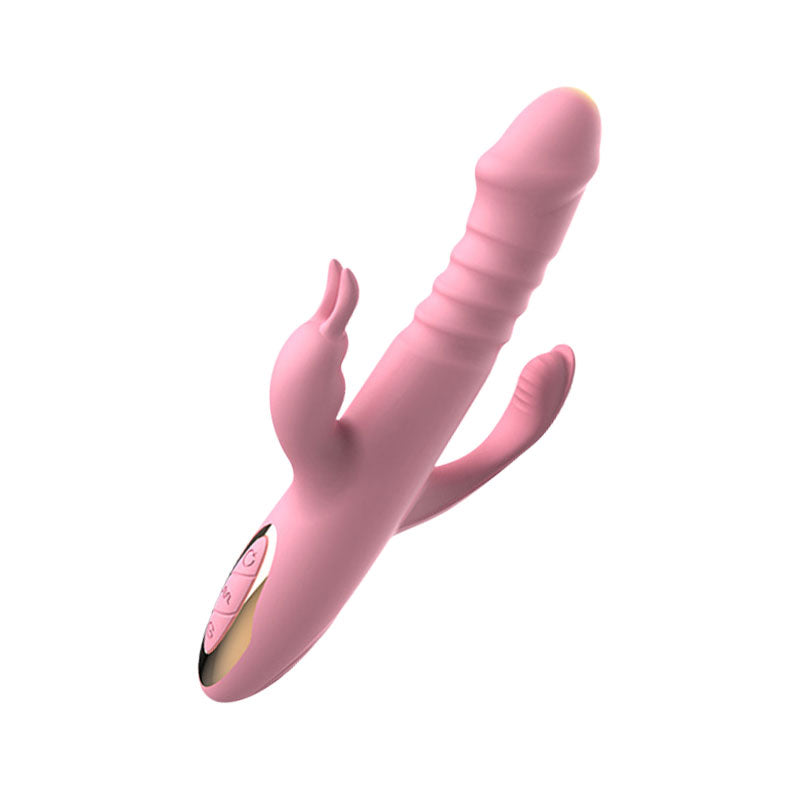 WONDEBLISS BunnyDuo vibrator pink color main product photo